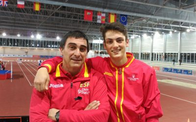 2 atletas de la Gimnástica con la selección de España