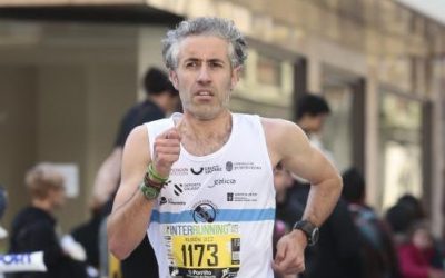 Rubén Diz vencedor en la carrera Correndo por Ourense