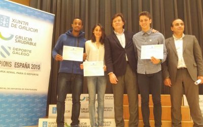 Reconocimiento del Secretario Xeral Para O Deporte a Darío Costas por su título de Campeón de España