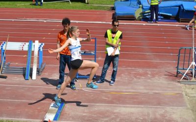 Jornada XOGADE de atletismo en pista en Pontevedra