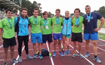 Lluvia de medallas en el Campeonato Gallego Absoluto
