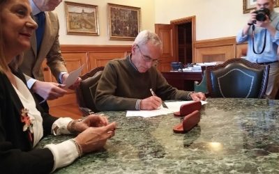 Firmado el convenio de patrocinio con la Deputación
