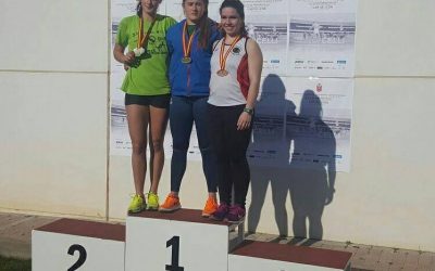 Andrea González, subcampeona de España de jabalina
