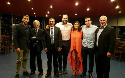 Una cena de celebración por todo lo alto