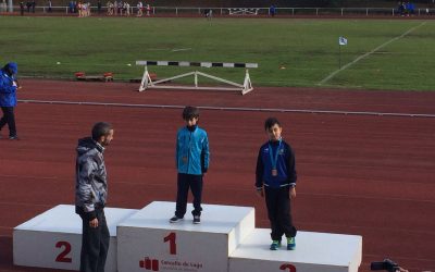 Daniel Chamosa en 5 km marcha y Anxo Jamardo en 1 Km marcha vencedores en el XXIX CAMPIONATO DE GALICIA DE MARCHA DE INVERNO