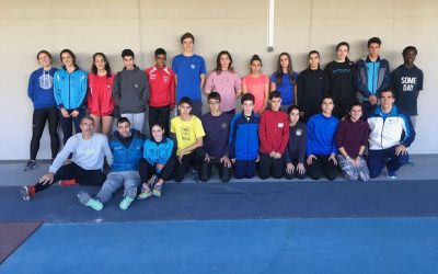 Atletas da SGP na concentración de saltos da zona sur convocados pola FGA