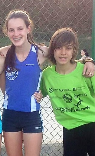 Paula de la Torre y Hugo García Souto en las listas de concentraciones de navidad del programa nacional de tecnificación deportiva