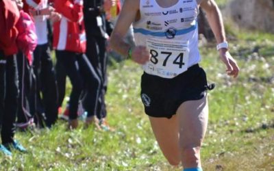 Manuel Hurtado (senior) e Inés Castaño(sub20) Campeones Gallegos de Cross en Ribadavia