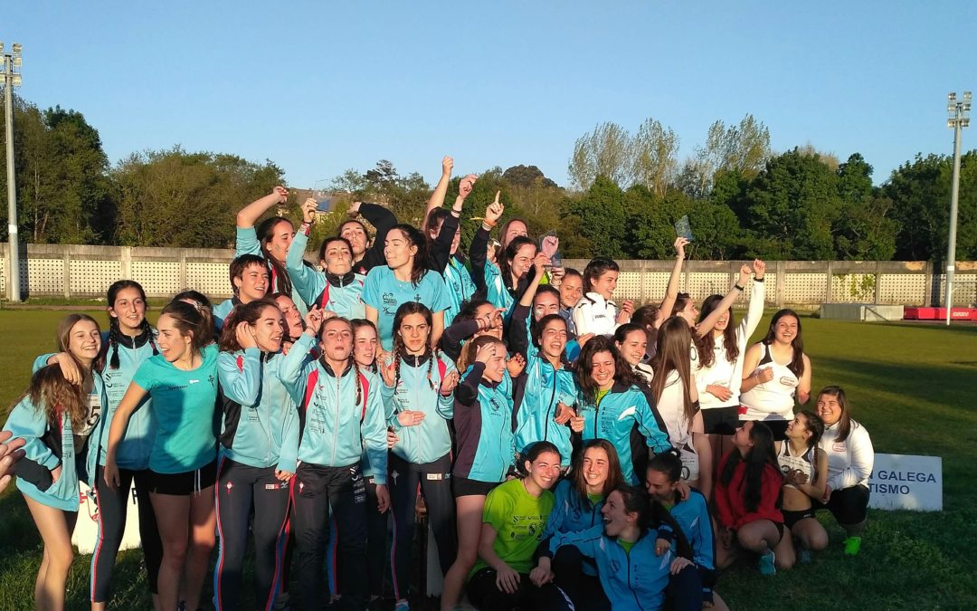 Campionato Galego  Clubes sub 20 : Ouro en mulleres e bronce en homes
