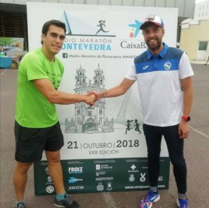 Santi Ferrer y Víctor Riobó, directores técnicos del Medio Maratón de Pontevedra