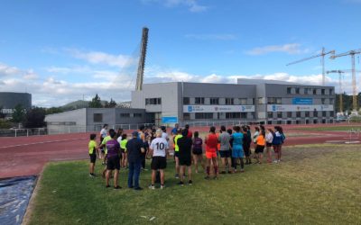 Los atletas de la Sociedad Gimnástica de Pontevedra han empezado la pretemporada 2019/2020