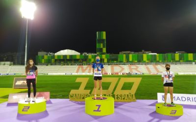 Oro para Antía Chamosa en un Campeonato de España Absoluto con buenas actuaciones de los atletas de la Sociedad Gimnástica de Pontevedra