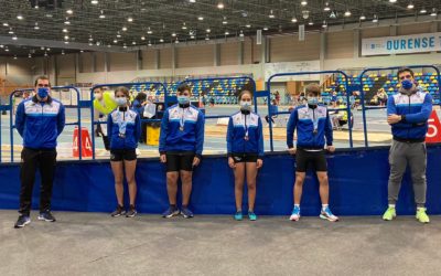 Los atletas de categorías menores disfrutaron en Ourense