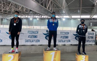 Dos oros y una plata para los atletas de la Sociedad Gimnástica de Pontevedra en el Campeonato Absoluto de Castilla y León