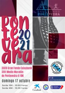 Cartel Medio Maratón Pontevedra 2021