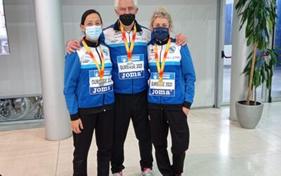 Siete medallas para los atletas de la Sociedad Gimnástica de Pontevedra en el Campeonato de España Master