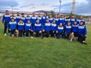 Equipo masculino en la primera jornada de la Liga Joma, celebrada el 15 de abril en Soria