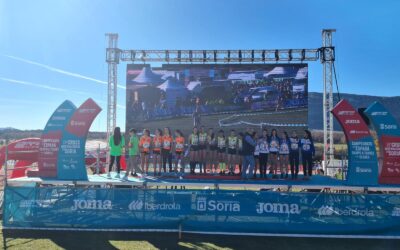 Podio sub16 en el Campeonato de España de Campo a Través por Clubes – Soria 2021